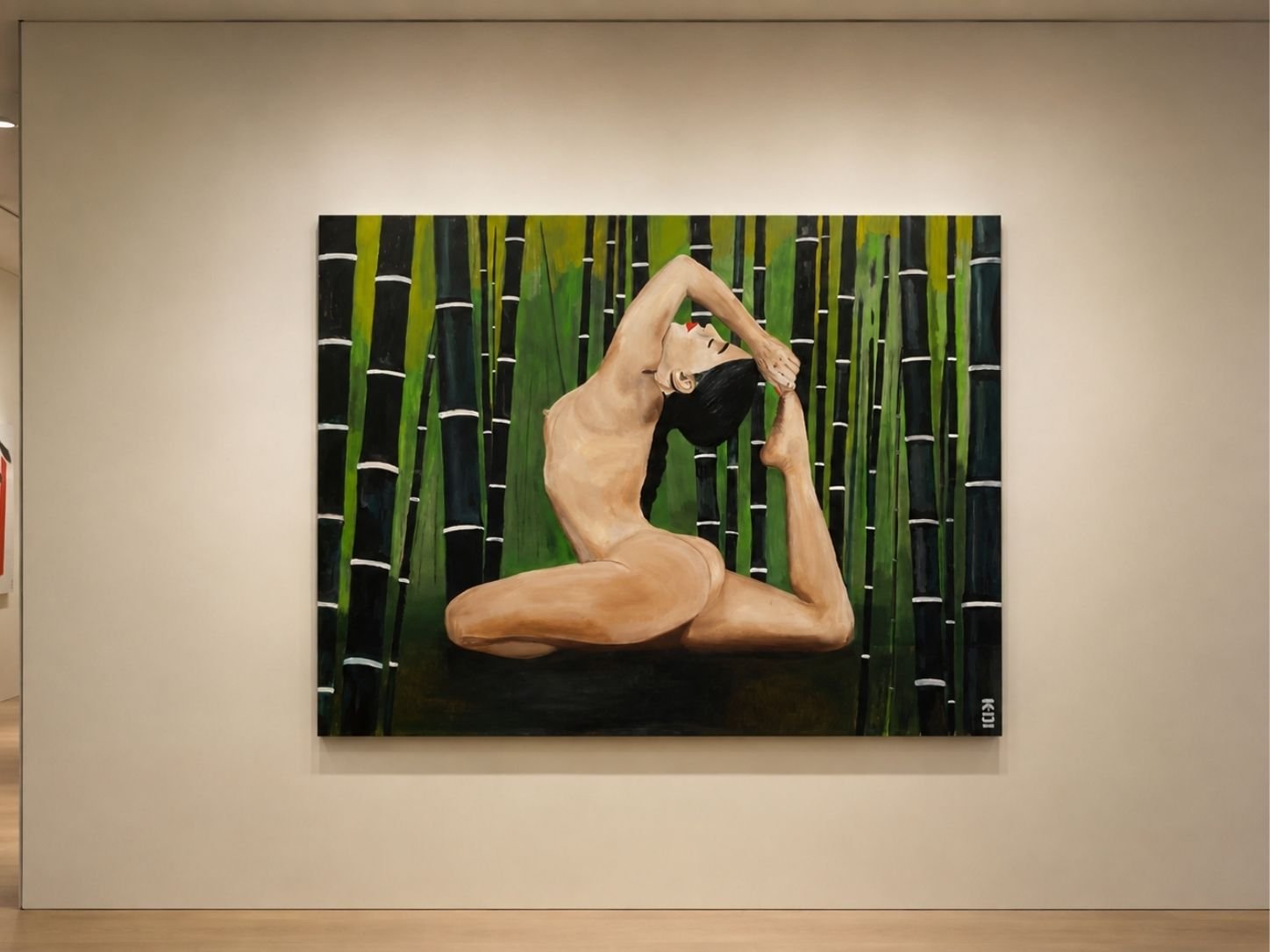 Figure painting by Klaus Döffinger